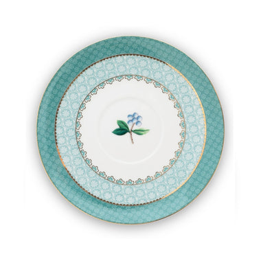 Pip Studio Blushing Birds Cup & Saucer - Blue